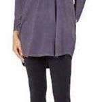 Pj Harlow  Rock Cotton-Rounded Bottom Tunic Size XL (2) Supima Cotton Gray Top Photo 0