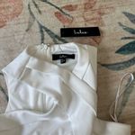 Lulus LULU’S Headed To Cocktail Hour White Halter Tulip Mini Dress Photo 5