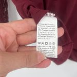 SheIn Burgundy Draped Surplice Lace Womens Top Sz 4XL Boho Whimsigoth Fall Draped Photo 9