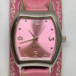 Relic  women watch silver tone 28mm case quartz analog pink dial up to 7” running Photo 0