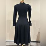 Liz Claiborne Liz Clairborne Black Vintage 90’s Classic Retro Dress With Shoulder Pads Sz 6 Photo 2
