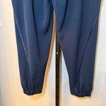 Vince  Satin‎ Trim Joggers Pull On Pants Navy Blue Size Large Relaxed Fit Photo 6