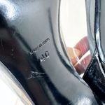 Theyskens' Theory Heels Size 40 Aven Edison Patent Leather Transparent Stilettos Black Photo 4
