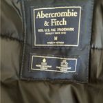 Abercrombie & Fitch Abercrombie blue poly filled winter coat with faux fur hood lining size M Photo 1