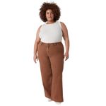 Lane Bryant Signature Fit Wide Leg Jeans Mid Rise Wide Leg in Brown Size 18 NWT Photo 1