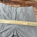 Max Mara 'S  Women's Size 12 Flat Front Trouser Pants Gray Silk Cotton Blend Flaw Photo 5