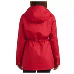 Hunter  Red Original Cotton Smock Water Resistant Long Sleeve‎ Hooded Rain Jacket Photo 1