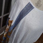 Free People Womens Casual Clash Long Sleeve Shirt Top Small Photo 2