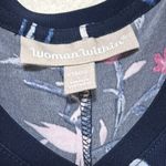 Woman Within plus size 18/20 Pink blue Maxi Sundress Sleeveless floral pockets Photo 2