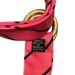 Ralph Lauren Lauren Women's Pink Striped Belt Gold Ring Buckle Photo 6