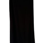White Stag Skirt Vintage 90s Small Black Velvet Maxi Pull On Stretch Witchy Vamp Photo 0