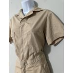 BERNE P700 Heritage Short Sleeve Coverall Romper Jumpsuit Shorts Women's Size S Tan Photo 1