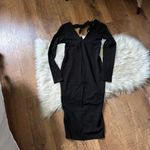 Nookie  Cleo Long Sleeve Midi Dress Black Photo 2