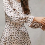 Laura Ashley x URBAN OUTFITTERS Satin Ruffle Mini Dress Baby Doll C27 Photo 0