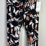 Balance Collection ‎ Dry Wik Peach Nectar Stained Abstract Leggings Women's M NWT Photo 0