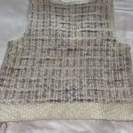 Only  BRAND…Cream and Brown Textured Sweater Vest Photo 4