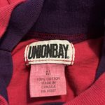 Unionbay VINTAGE Medium Embroidered 2 Tone Long Sleeve Shirt Photo 3