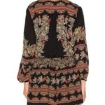 Free People Revolve Moonlight Drive Dress S  Black Smock Long Sleeve Tassel Boho Photo 13