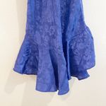 Vintage Lingerie Slip Dress Women Medium Blue Lace Romantic Feminine Floral 70s Photo 3