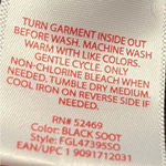 Faded Glory  black soot  embroidered long bell sleeved sweater, size XL Photo 3