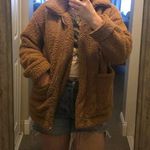 Zaful Teddy Coat Faux Fur Brown Photo 0