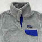 Patagonia Better Sweater Fleece Pullover Gray Blue Trim Small S Photo 3