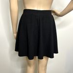 Joe Benbasset Joe B Black Textured Mini Skater Skirt Photo 2