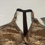 Missguided Misguided Strappy Crop Top Sz 6 Brown & Rose Gold Tone Beach / Club Wear Photo 6