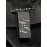 Zach & Rachel Black Dress Pants Pleats Elastic Band Size Large Mid Rise‎ Photo 3