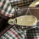 Diane Von Furstenberg VTG DVF Plaid Weekender Carry On Personal Travel Bag Shoulder Strap Large 20X17” Photo 10