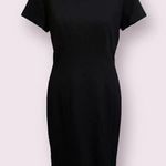 Talbots Italian Knit Women's Black T Shirt Shift Dress Size 2 Photo 1