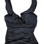 Ralph Lauren Lauren Ralph Lauren Ruffle Tankini Swim Top in Black 6 NWT Photo 0