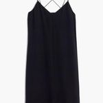 Madewell  Silk Cami Slip Dress Black 2 Photo 2