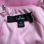 Lulus NWOT  Women's Special Poise Pink Tulle Sleeveless Tiered Mini Dress M Photo 6