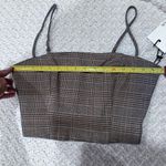 Whimsy + Row NEW WHIMSY + RIE TOBI TOP Women's PLAID MEDIUM Photo 8