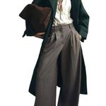 ZARA Women’s Baggy Tailored Trousers Pants Grunge Slouchy Gorpcore Grey Sz XXL Photo 1