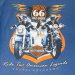 Harley Davidson Vintage Y2K 2004  Route 66 Shirt Photo 6
