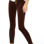 Anthropologie PILCRO x | High Rise Skinny Brown Corduroy Pants Photo 5