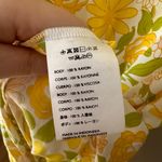 Faithfull the Brand  Jean-Marie Yellow Floral Midi Dress Size 6/M Photo 5