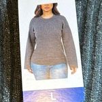 fever Bell Sleeve crewneck sweater nwt Gray Size L Photo 5