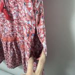 Knox Rose  Dress Boho Red Floral Short Tassel Ditsy Western Prairie Trave… Photo 7