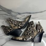 Jeffrey Campbell  x Free People Women's Snakeskin Festival Boho Ankle Boots Sz 7 Photo 5