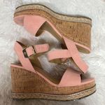 Cool Planet Wedge sandals Sz 8.5 Blush Color New Photo 1