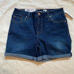 Seven7 Dana Weekend Cuffed Denim Jean Bermuda Shorts Size 6 Photo 0