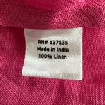 Bella Tu Pink Ombre Linen Button Down Shirt Large Romantic Boho Indie Coastal Size M Photo 8