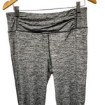 Tangerine Cropped Ruched High Waisted Moto Zipper Athletic Space Dye Leggings Photo 40