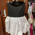 strapless bubble dress Black Photo 0