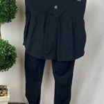 Athleta Black Skirted Leggings Athletic Pants S Photo 1