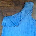 One shoulder jean dress Blue Size XS Photo 1