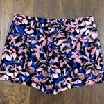 J.Crew  Hibiscus Print Linen Blend Hi-Rise Shorts Photo 5